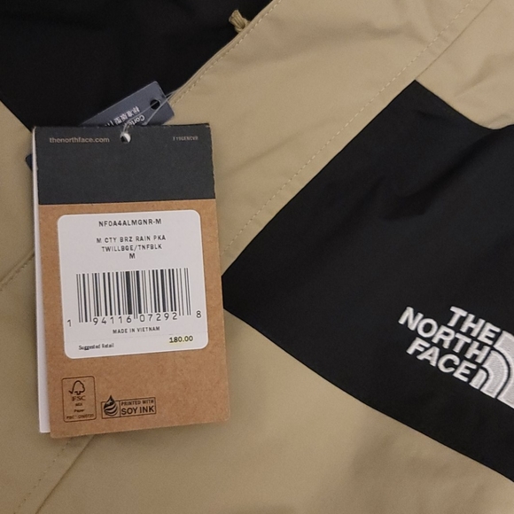 The North Face Men's City Breeze Rain Parka - Picture 3 of 3